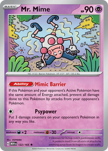 [PKM-R] Mr. Mime (122/165) [Scarlet & Violet: 151]