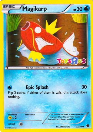 [PKM] Magikarp (22/83) (Toys R Us Promo) [XY: Generations]