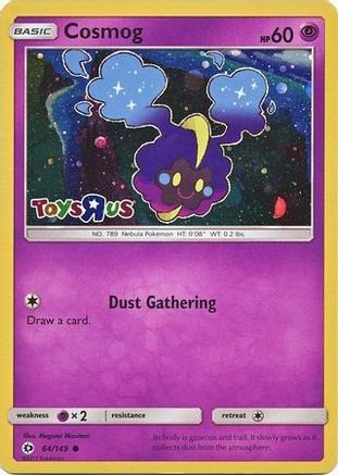 [PKM] Cosmog (64/149) (Toys R Us Promo) [Sun & Moon: Base Set]