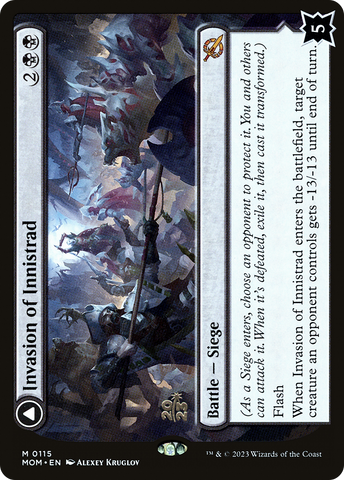 {R} Invasion of Innistrad // Deluge of the Dead [March of the Machine Prerelease Promos][PR MOM 115]