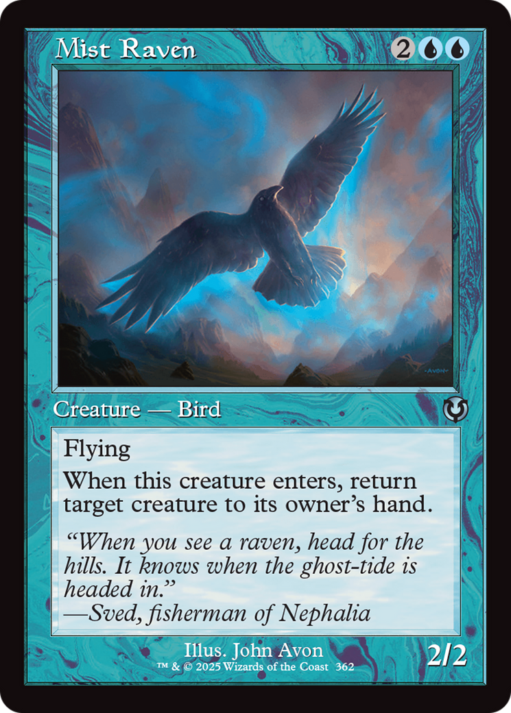 {C} Mist Raven (Retro Frame) [Innistrad Remastered][INR 362]