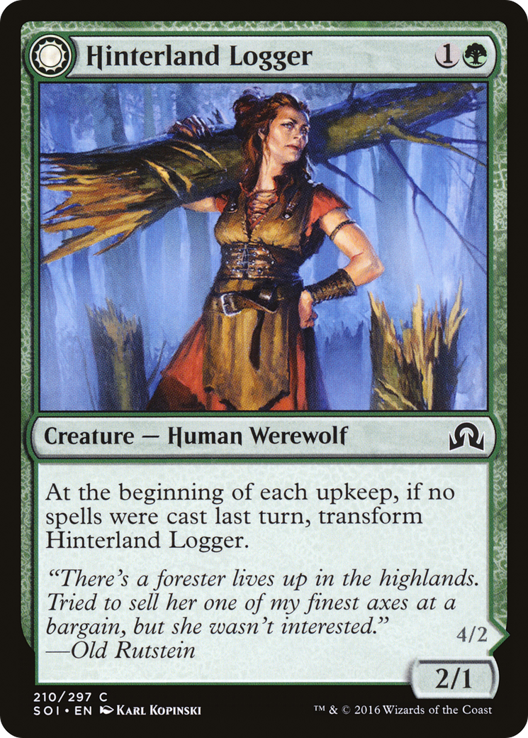 {C} Hinterland Logger // Timber Shredder [Shadows over Innistrad][SOI 210] - Misty Mountain Games