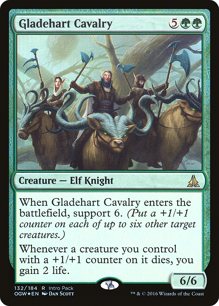 {R} Gladehart Cavalry (Intro Pack) [Oath of the Gatewatch Promos][PA OGW 132] - Misty Mountain Games