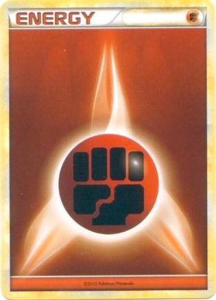 [PKM BE] Fighting Energy (2010 Unnumbered HGSS Style) [League & Championship Cards]
