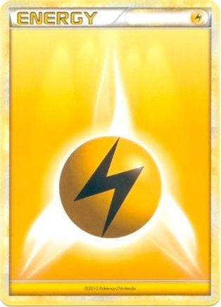 [PKM BE] Lightning Energy (2010 Unnumbered HGSS Style) [League & Championship Cards]