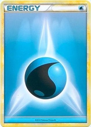 [BE] Water Energy (2010 Unnumbered HGSS Style) [League & Championship Cards]