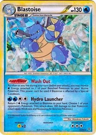 [PKM] Blastoise (13/95) (Cracked Ice Holo) [HeartGold & SoulSilver: Unleashed]