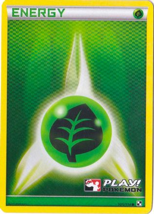 [PKM BE] Grass Energy (105/114) (Play Pokemon Promo) [Black & White: Base Set]