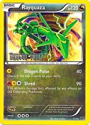 [PKM] Rayquaza (11/20) (Blister Exclusive) [Black & White: Dragon Vault]