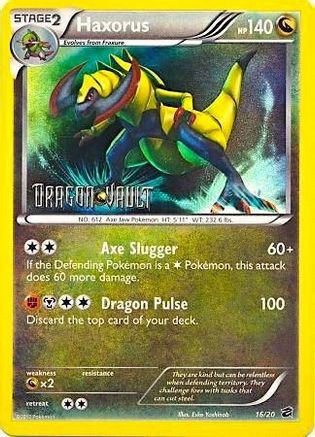 [PKM-R] Haxorus (16/20) (Blister Exclusive) [Black & White: Dragon Vault]