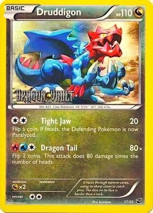 [PKM-R] Druddigon (17/20) (Blister Exclusive) [Black & White: Dragon Vault]