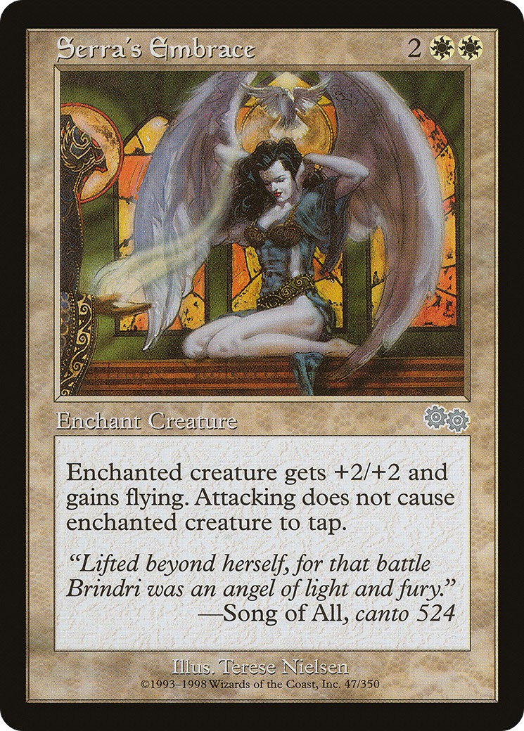 {C} Serra's Embrace [Urza's Saga][USG 047] - Misty Mountain Games