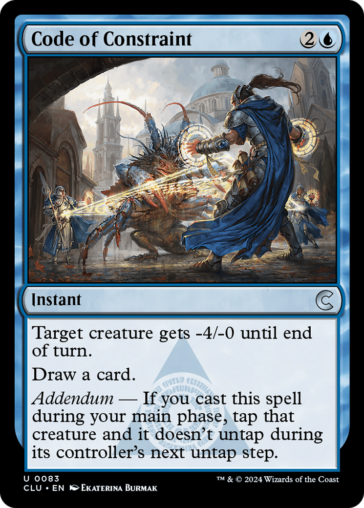 {C} Code of Constraint [Ravnica: Clue Edition][CLU 083]
