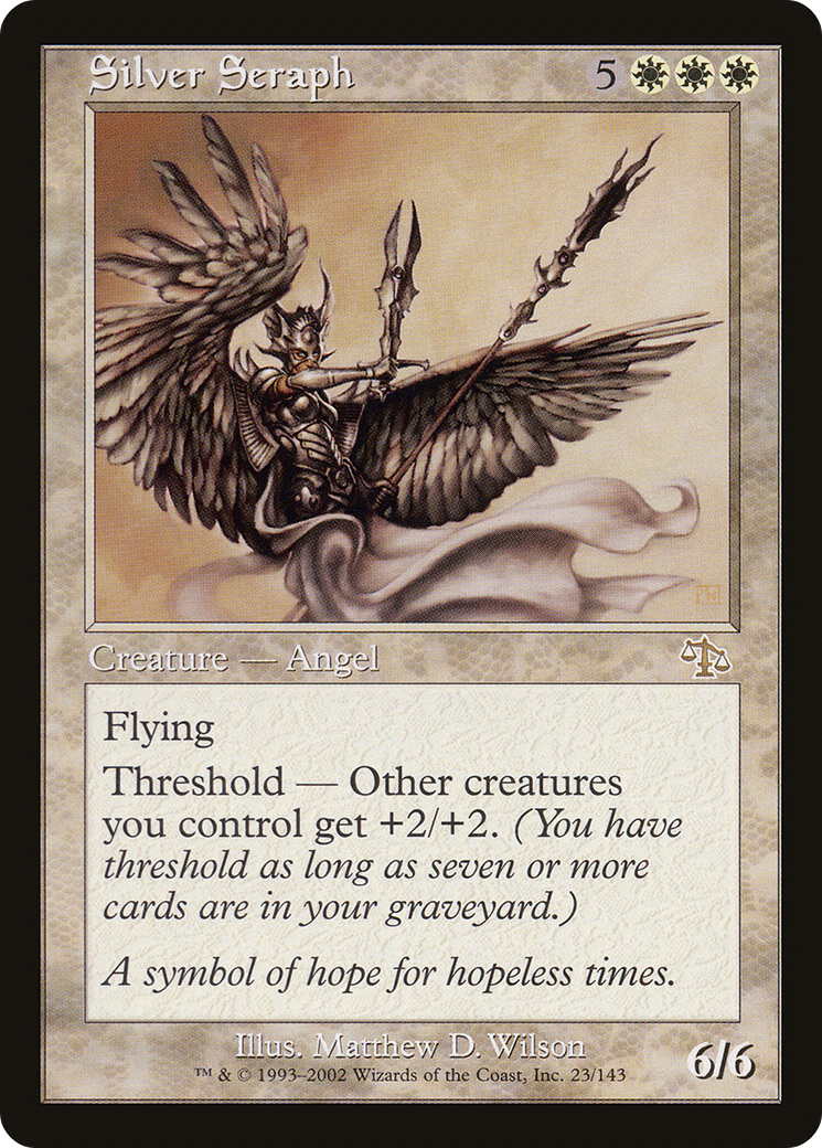 {R} Silver Seraph [Judgment][JUD 023] - Misty Mountain Games