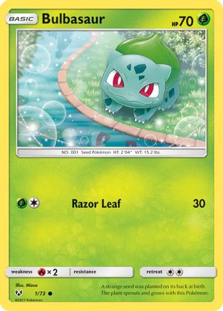 [PKM] Bulbasaur (1/73) [Sun & Moon: Shining Legends]