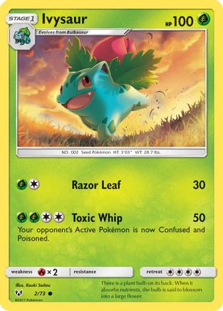 [PKM] Ivysaur (2/73) [Sun & Moon: Shining Legends]