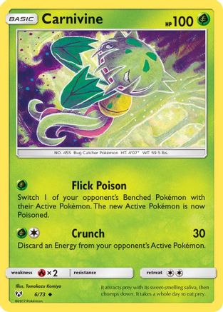 [PKM] Carnivine (6/73) [Sun & Moon: Shining Legends]