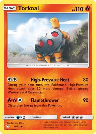 [PKM] Torkoal (11/73) [Sun & Moon: Shining Legends]