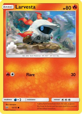 [PKM] Larvesta (12/73) [Sun & Moon: Shining Legends]
