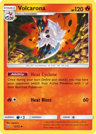 [PKM] Volcarona (13/73) [Sun & Moon: Shining Legends]