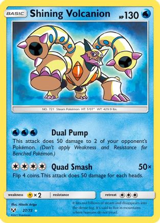[PKM-R] Shining Volcanion (27/73) [Sun & Moon: Shining Legends]