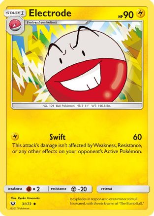 [PKM-C] Electrode (31/73) [Sun & Moon: Shining Legends]