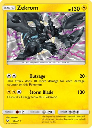 [PKM] Zekrom (35/73) [Sun & Moon: Shining Legends]