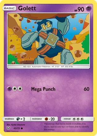 [PKM] Golett (43/73) [Sun & Moon: Shining Legends]