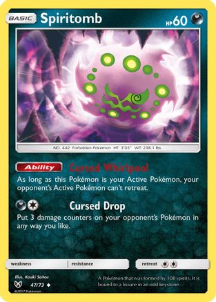 [PKM] Spiritomb (47/73) [Sun & Moon: Shining Legends]