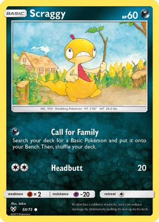 [PKM] Scraggy (50/73) [Sun & Moon: Shining Legends]