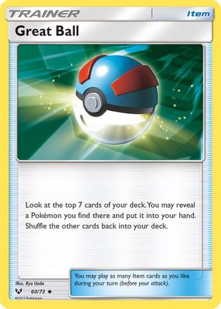 [PKM] Great Ball (60/73) [Sun & Moon: Shining Legends]