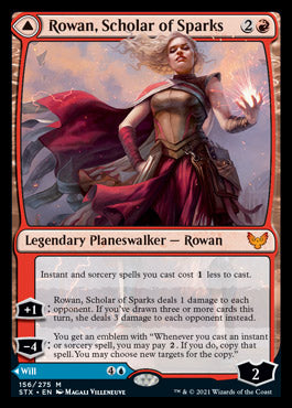{R} Rowan, Scholar of Sparks // Will, Scholar of Frost [Strixhaven: School of Mages][STX 156]