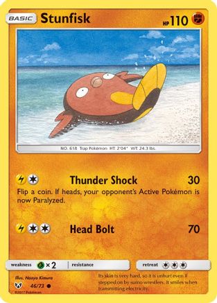 [PKM] Stunfisk (46/73) [Sun & Moon: Shining Legends]