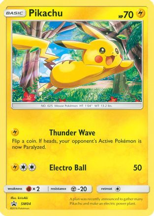 [PKM] Pikachu (SM04) (Target Non Holo) [Sun & Moon: Black Star Promos]