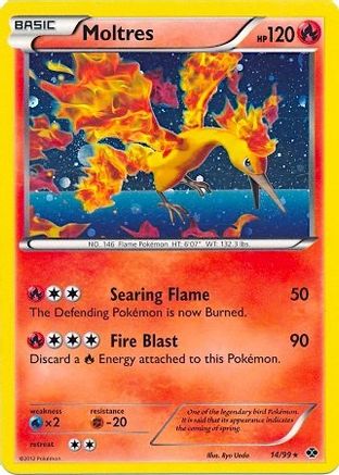 [PKM-R] Moltres (14/99) (Blister Exclusive) [Black & White: Next Destinies]