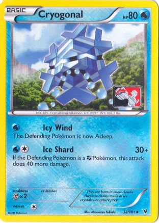 [PKM] Cryogonal (32/101) (League Promo) [Black & White: Noble Victories]