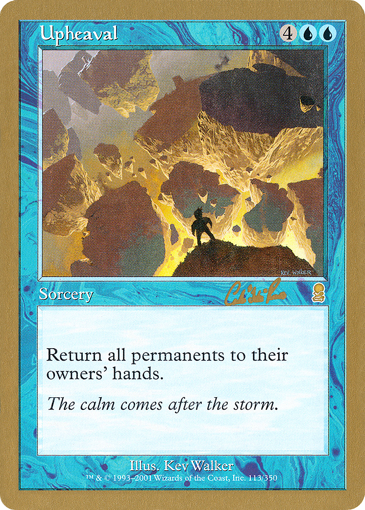 {R} Upheaval (Carlos Romao) [World Championship Decks 2002][GB WC02 CR113]
