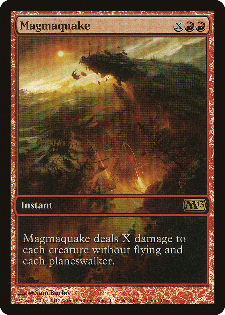 {R} Magmaquake (Game Day) [Magic 2013 Promos][PA M13 140] - Misty Mountain Games