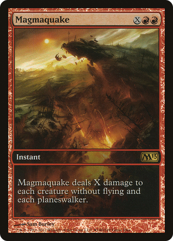 {R} Magmaquake (Game Day) [Magic 2013 Promos][PA M13 140]