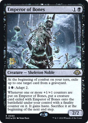 {R} Emperor of Bones [Modern Horizons 3 Prerelese Promos][PR PMH3 090]