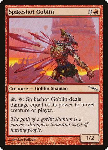 {C} Spikeshot Goblin [Mirrodin][MRD 108]