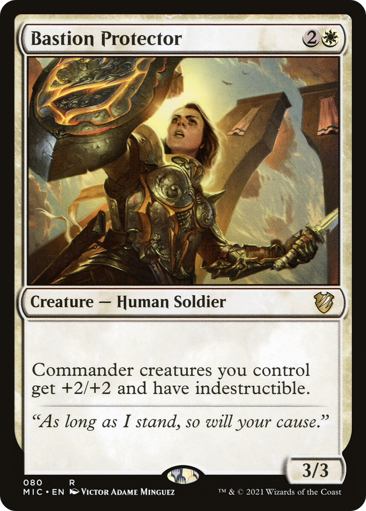 {R} Bastion Protector [Innistrad: Midnight Hunt Commander][MIC 080]