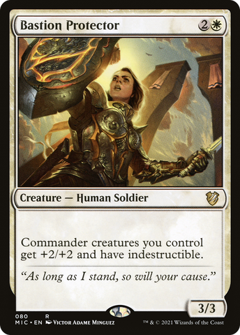{R} Bastion Protector [Innistrad: Midnight Hunt Commander][MIC 080]