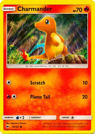 [PKM] Charmander (18/147) (Premium Collection Promo) [Sun & Moon: Burning Shadows]