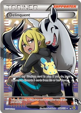 [PKM] Delinquent (98b/122) (Full Art) (Alternate Art Promo) [XY: BREAKpoint]