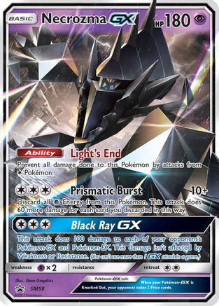 [PKM-R] Necrozma GX (SM58) [Sun & Moon: Black Star Promos]