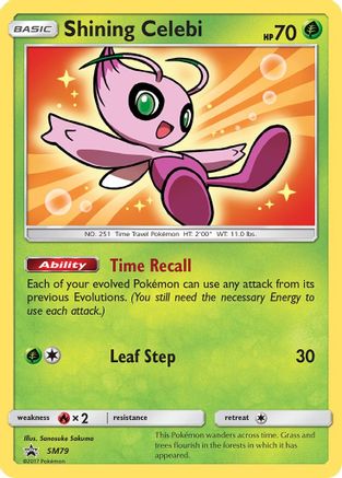 [PKM] Shining Celebi (SM79) [Sun & Moon: Black Star Promos]