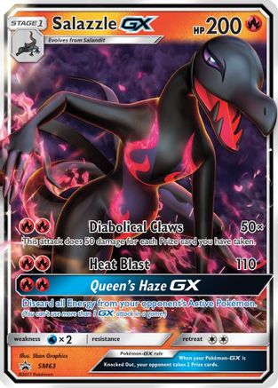 [PKM-R] Salazzle GX (SM63) [Sun & Moon: Black Star Promos]