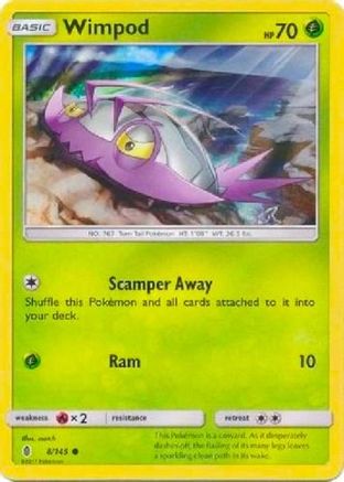 [PKM] Wimpod (8/145) (Collection Promo) [Sun & Moon: Guardians Rising]
