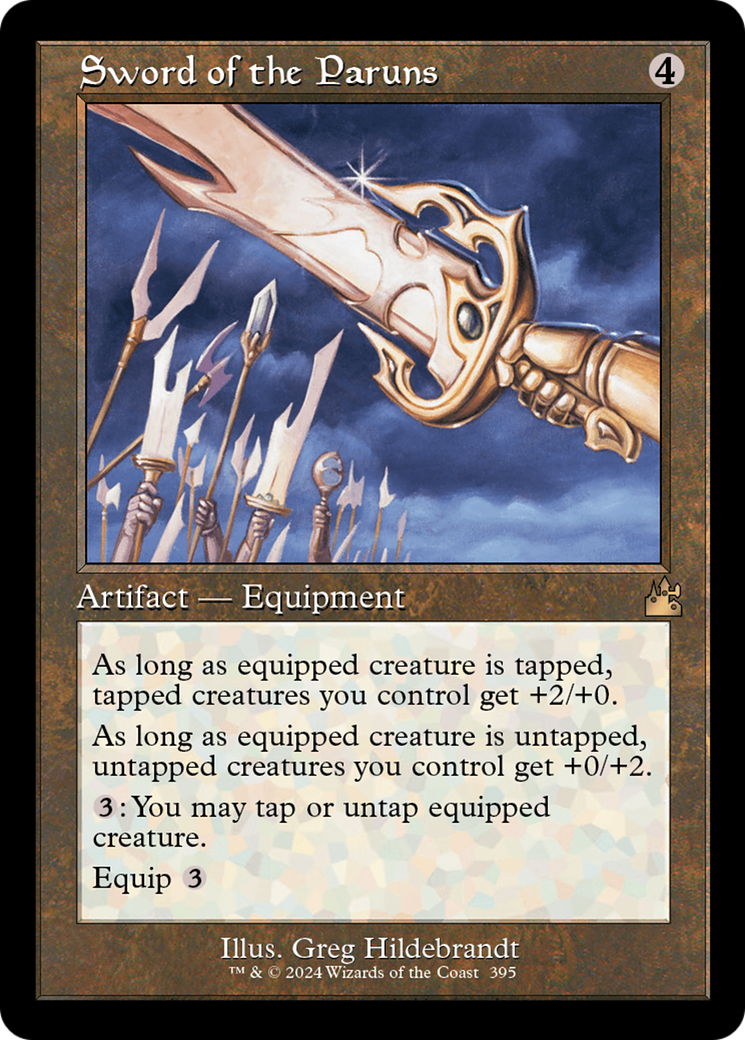 {R} Sword of the Paruns (Retro Frame) [Ravnica Remastered][RVR 395]